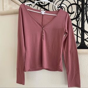 F21 Rose Pink Top